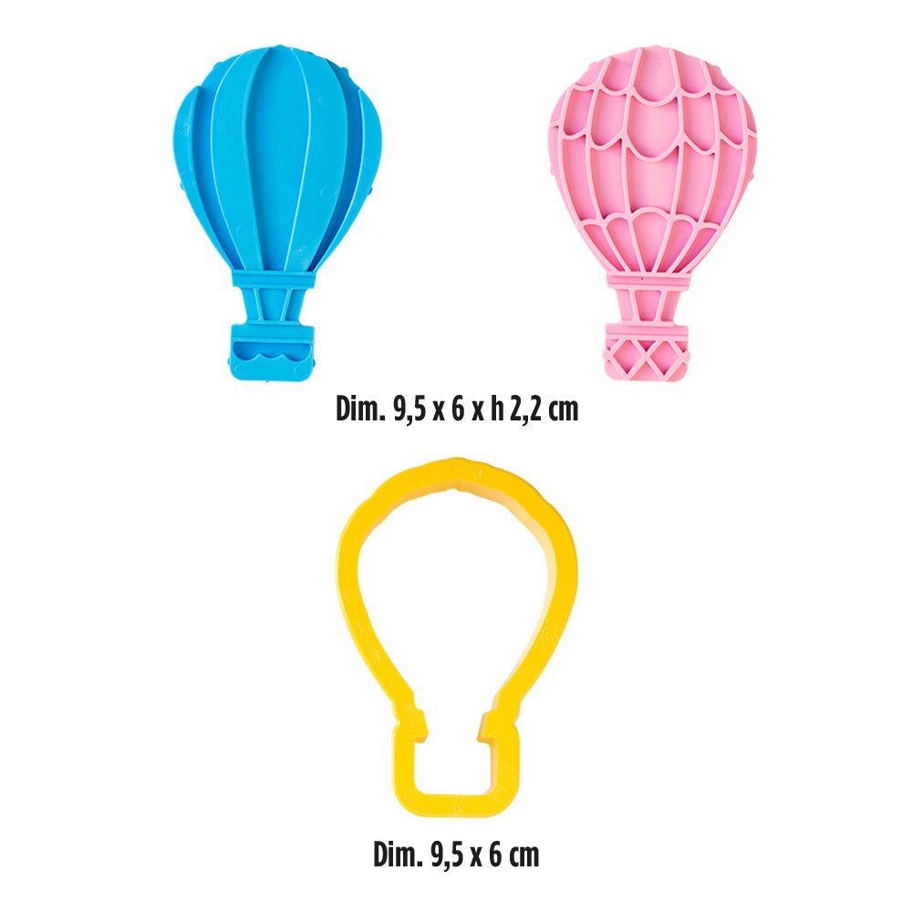 Hot Air Balloon Cookie Cutter and Marker Set