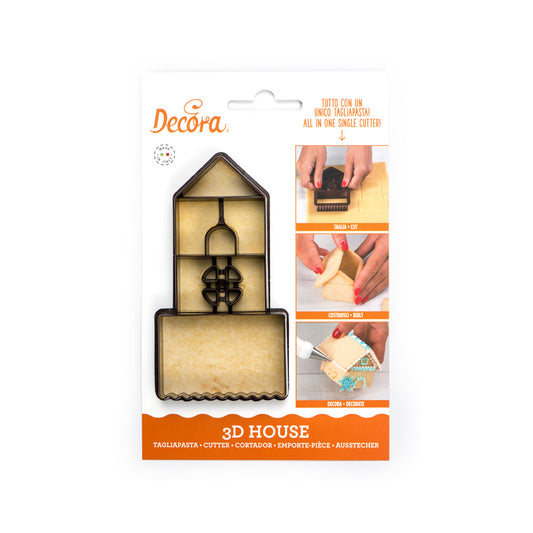 3D house cookie cutter