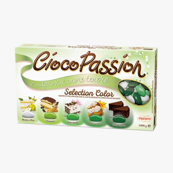 CONFETTI CRISPO CIOCOPASSION SELECTION COLOR GREEN KG 1