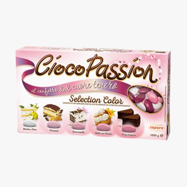 CONFETTI CRISPO CIOCOPASSION SELECTION COLOR PINK 1 KG