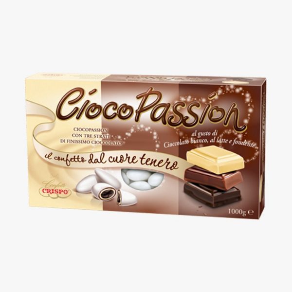 CONFETTI CRISPO CIOCOPASSION TRIO CHOCOLATE KG 1