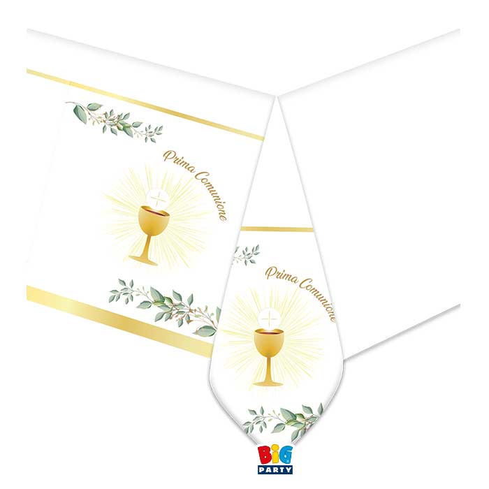 Plastic Tablecloth 140 x 270 cm Communion