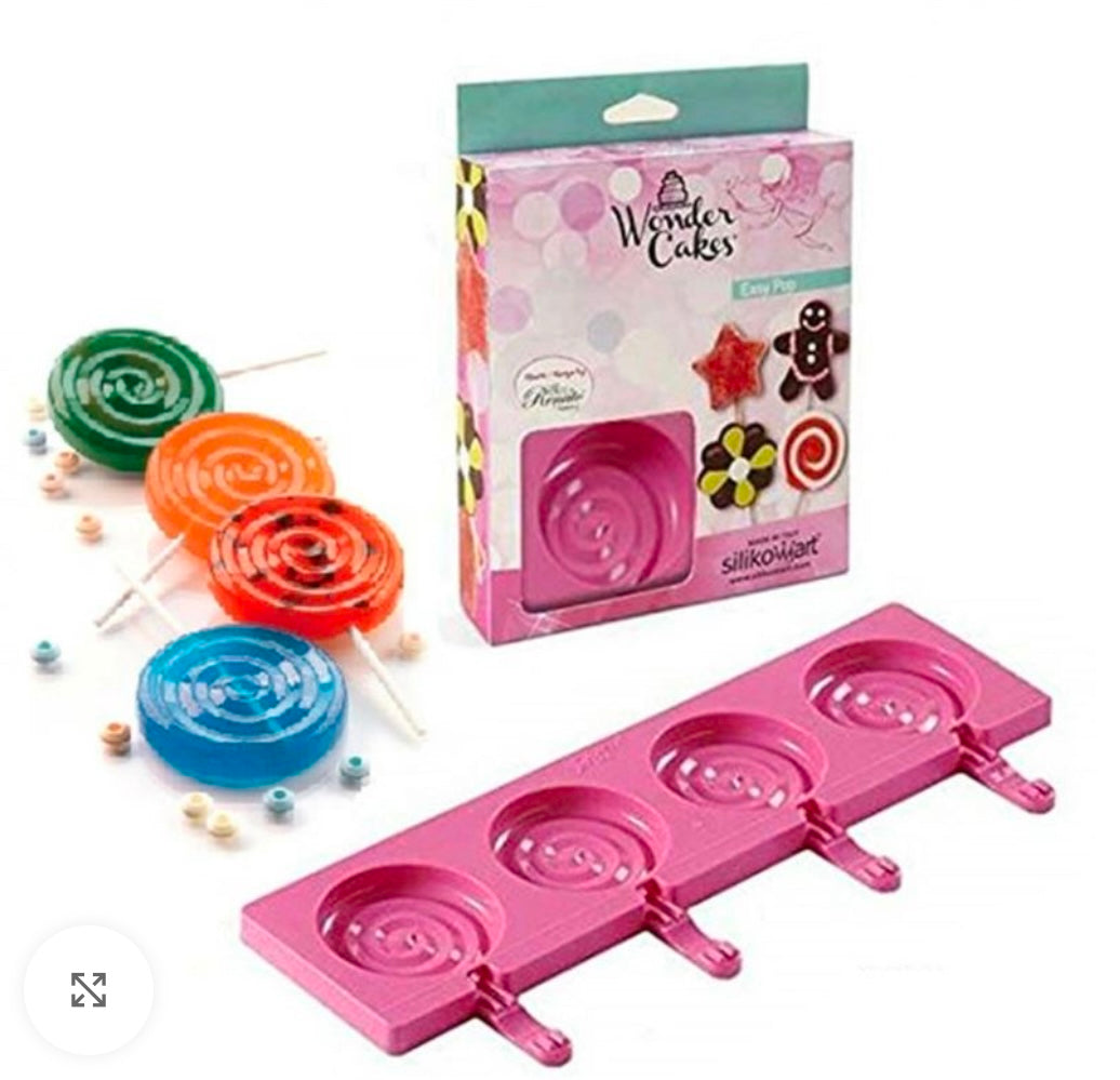 STAMPO IN SILICONE PER LOLLI POP easy