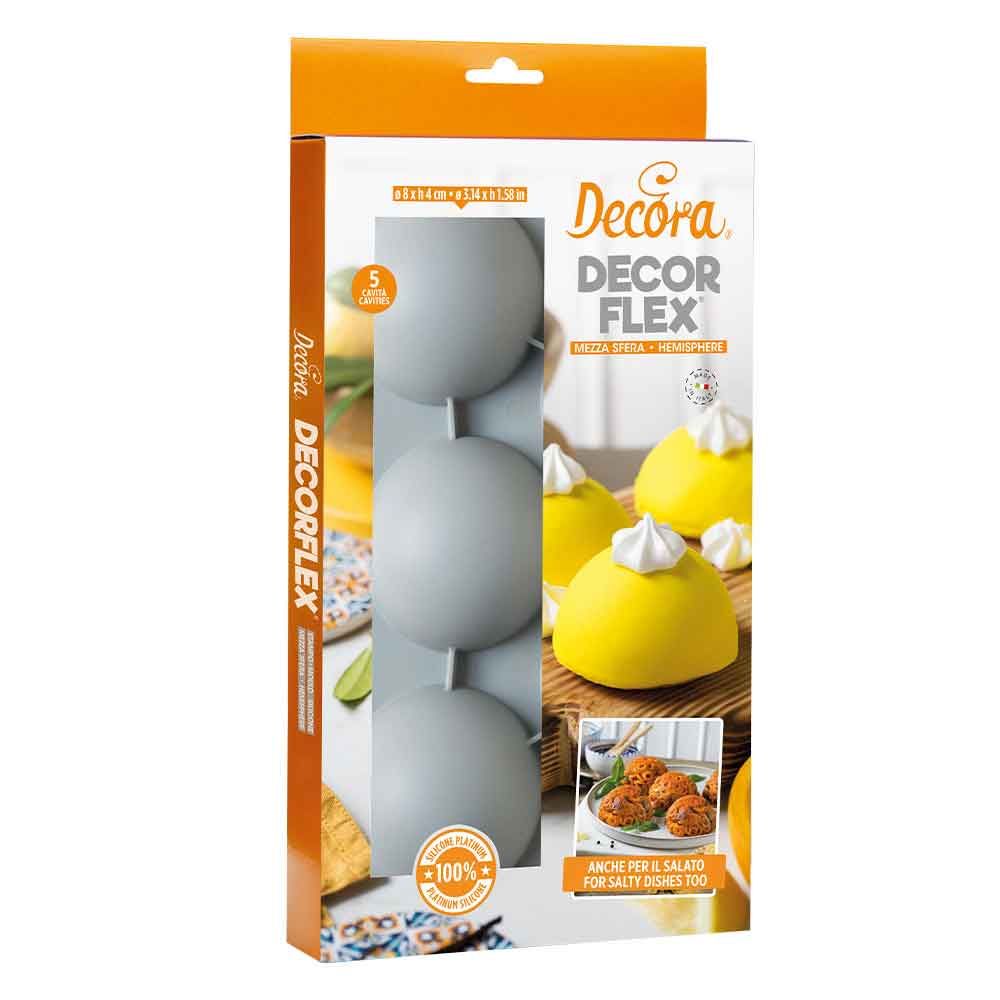 Decor Flex silicone half sphere 8 cm