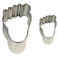 STAINLESS STEEL FOOT PASTA CUTTERS SET, SMALL / LARGE SIZE, 2 PIECES