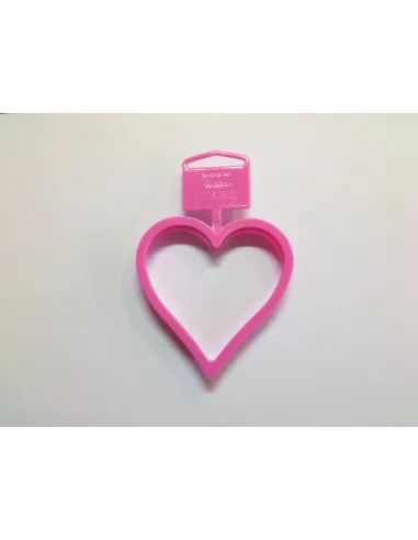 Tagliapasta Cuore rosa plastica