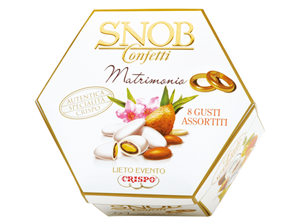 CONFETTI CRISPO SNOB WHITE HAPPY EVENT GR 500