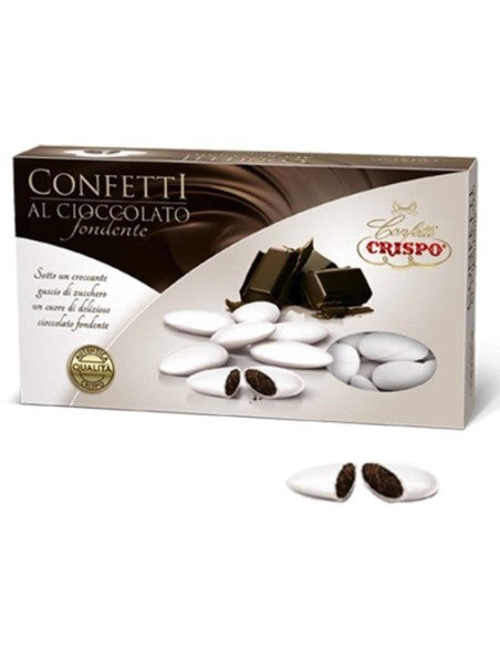 Confetti al cioccolato Fondente bianchi Crispo 1 kg