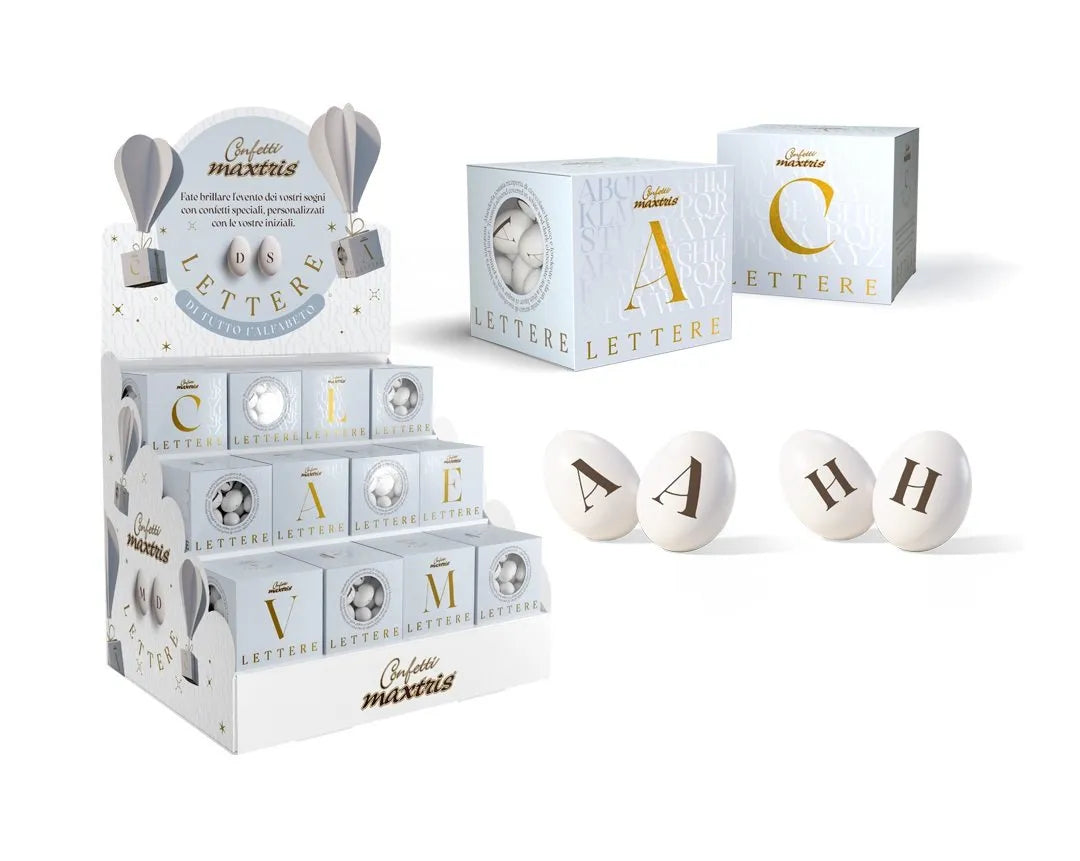 Confetti Maxtris Letters Box 200 GR. CHOOSE YOUR LETTER