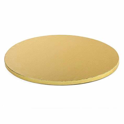 Cake Board Round GOLD thickness 1.2 cm - VARIOUS SIZES