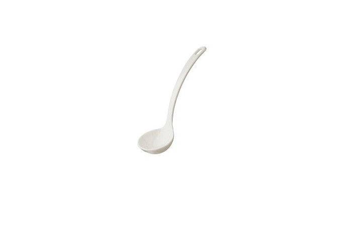 White melamine spoon 