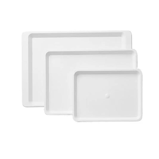 WHITE DONALD DUCK PLASTIC TRAYS