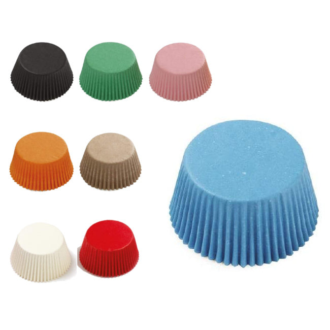 SINGLE-COLOUR CAKE CUPS 50X32 MM 75 PCS