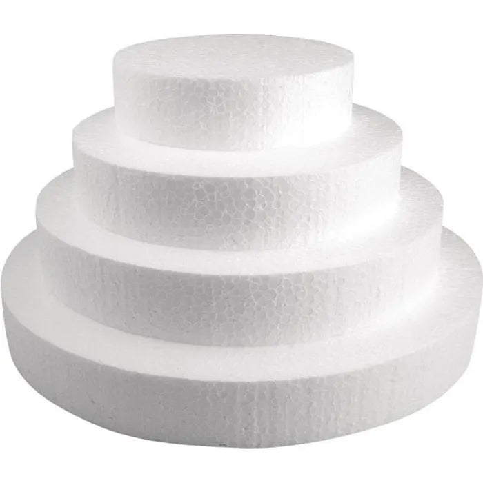 ROUND POLYSTYRENE DISCS H 5 CM