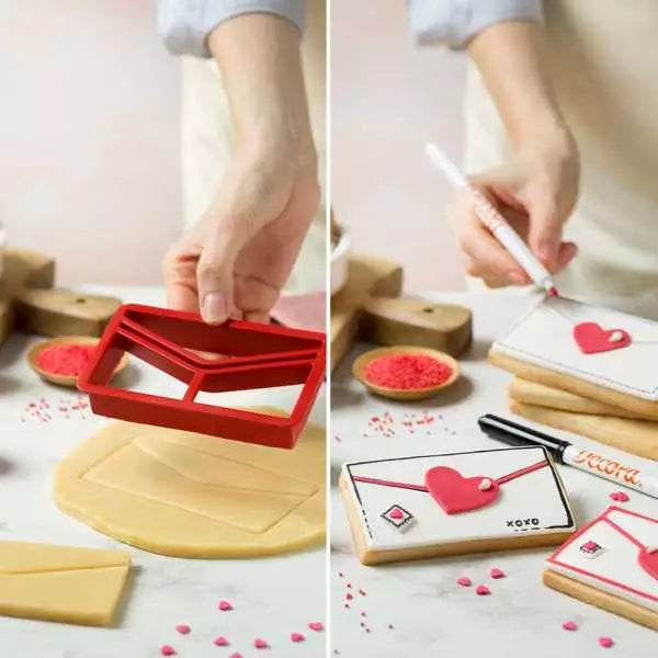 Plastic message cookie cutters