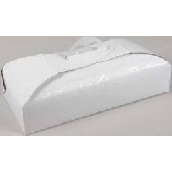 White Damask Cake Box VARIOUS SIZES