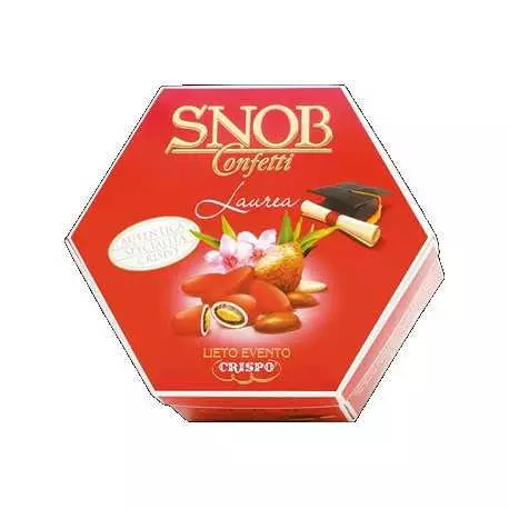 Snob Happy Event Graduation Crispo 500 GR red confetti