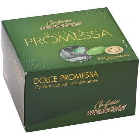 Dolce Promessa Verde Tray Maxtris green confetti wrapped 500g